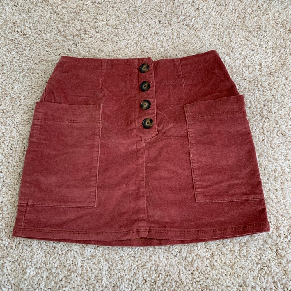 Urban Outfitters suede skirt
